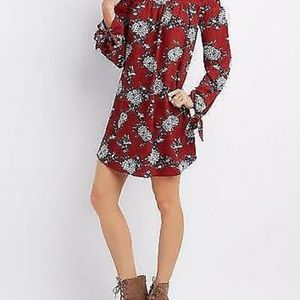 Charlotte Russe Floral Off the shoulder dress